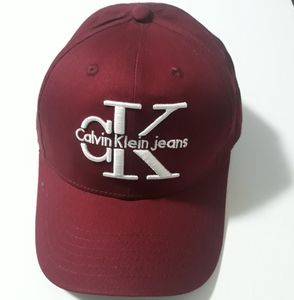 Burgandy Calvin Klein hat
